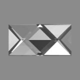 A collection of my best Gemstone Faceting Designs Volume 5 Diamond Bar 2:1 gem facet diagram